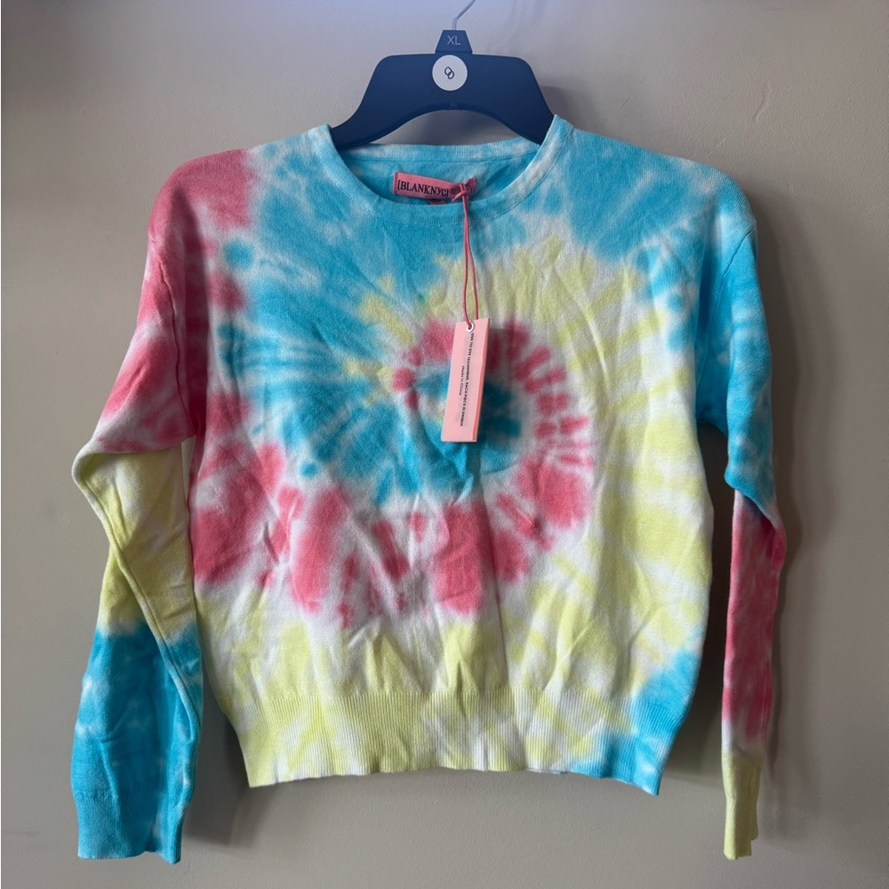 BLANKNYC Kids Tie Dye Sweater
